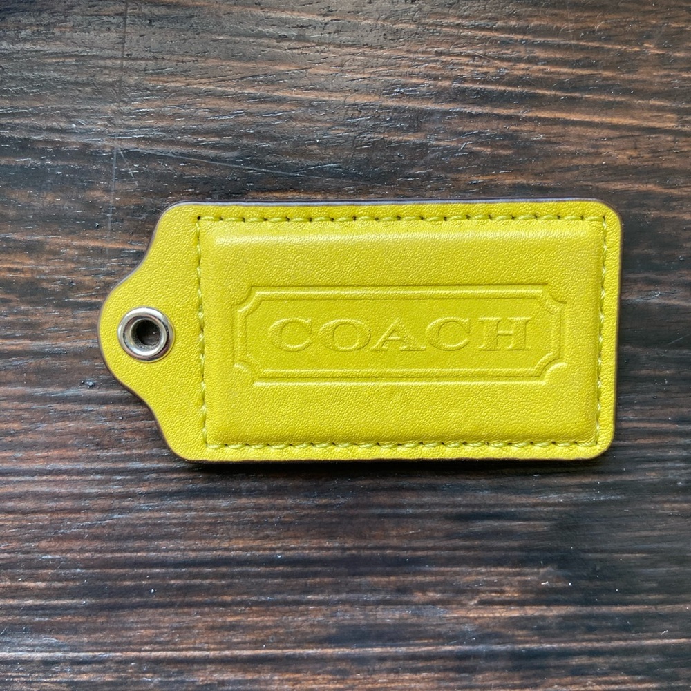 Coach Purse Leather Tag